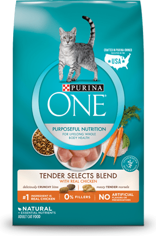 Purina ONE Tender Selects Blend With Real Chicken